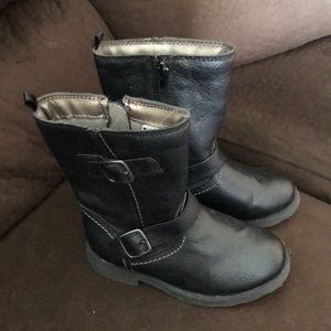 Carter’s black toddler girl boots